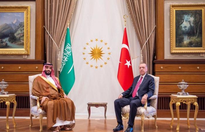 بن سلمان يغادر تركيا بعد مباحثات مع أردوغان